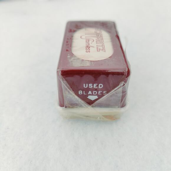 Hoffritz 15 Stainless Razor Shaving Blades Slide Pak New Sealed Vintage Mens - Picture 2 of 4